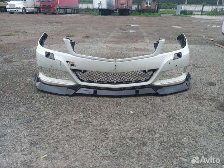 Бампер передний mercedes w204 рестайлинг с губой