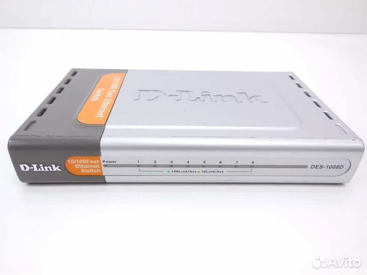 Коммутатор D-Link DES-1008D