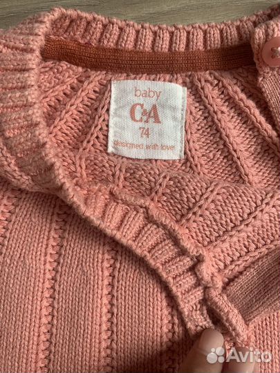 Свитер кофта джемпер C&A для девочки 74