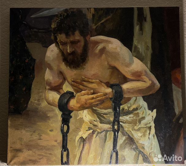 Картина маслом копия Репина большая