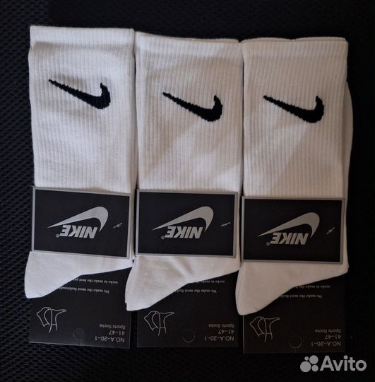 Носки nike высокие