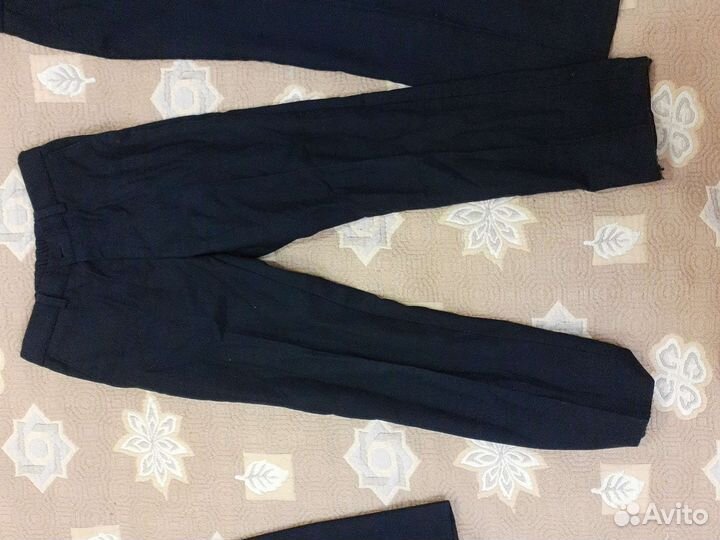 Школьный костюм для мальчика синий 128