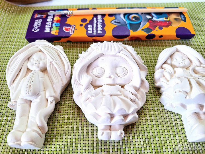 Набор для раскрашивания гипсовых фигур 