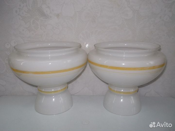 Плафоны из полуматового стекла