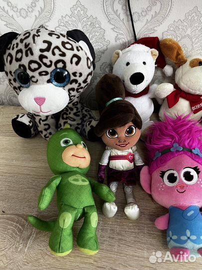 Игрушки пакетом мягкие