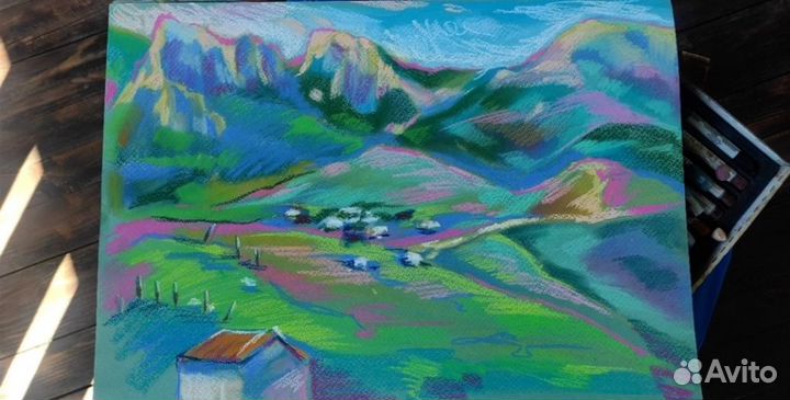 Картина пастелью