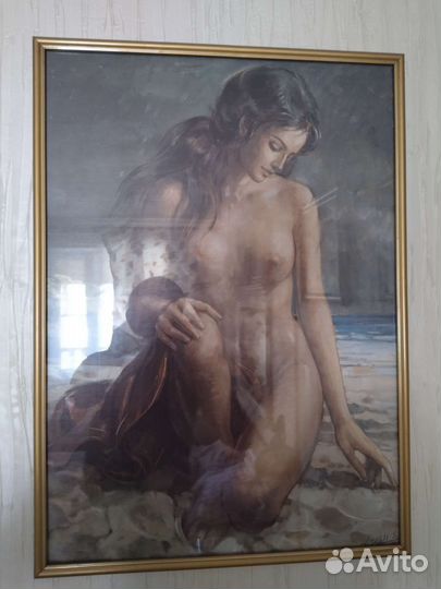 Картина маслом на холсте бу