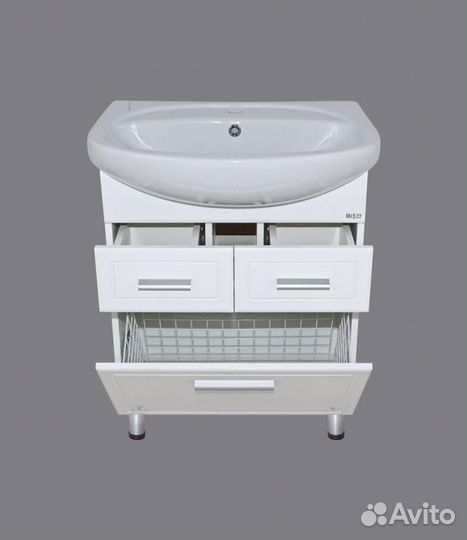 Тумба с раковиной Misty Стелла Э-Сте01065-01К2Я