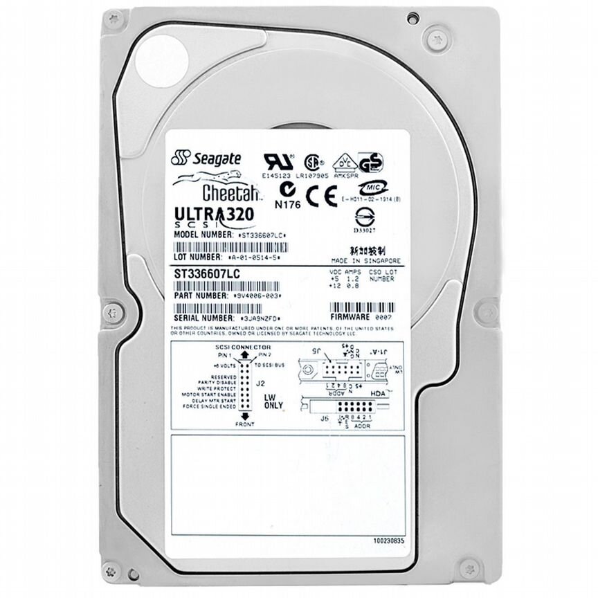 [ST336607LC] Жесткий Диск Seagate 36,7gb U320scsi St336607lc