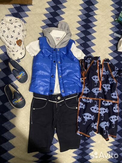 Детские вещи пакетом на девочку 78 90