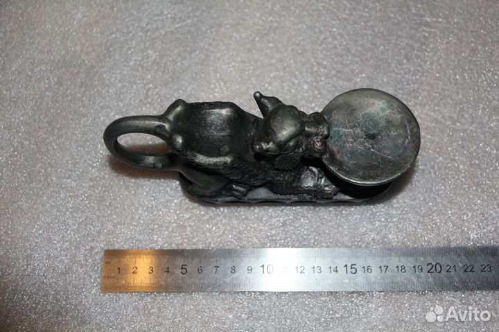 Подсвечник Грифон СССР мелалл силумин