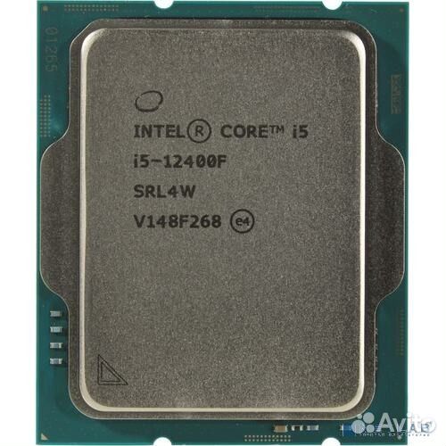 CPU Intel Core i5-12400F Alder Lake OEM 2.5 ггц/ 4