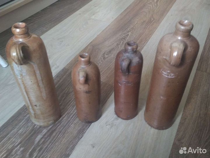 Бутылки глиняные от Рижского бальзама до 1917 года