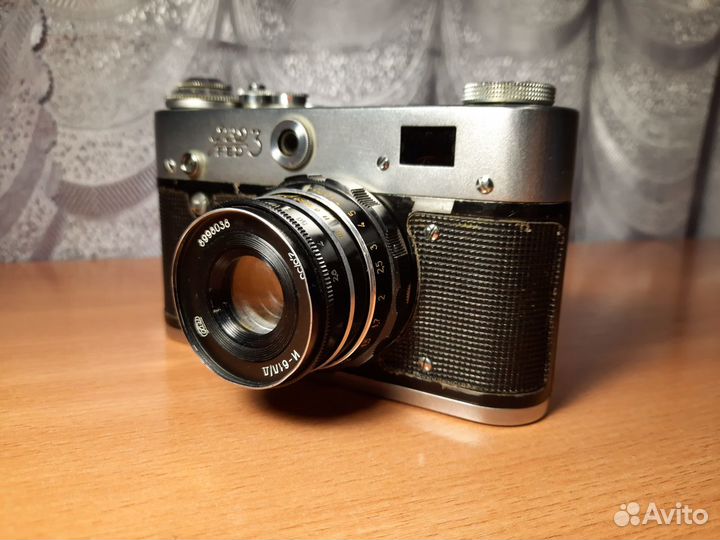 Советский Пленочный Фотоаппарат фэд 3/FED 3 1969