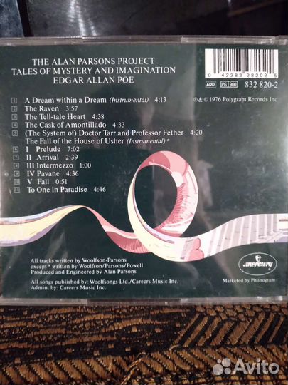CD. The Alan Parsons Project 1976