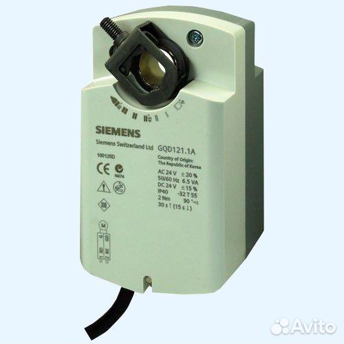 Привод воздушной заслонки Siemens gqd321.1А