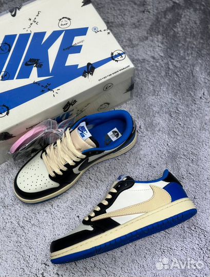 Кроссовки женские Nike Air Jordan 1 travis scott