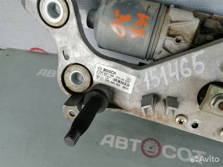 Трапеция стеклоочистителей с моторчиком Porsche C