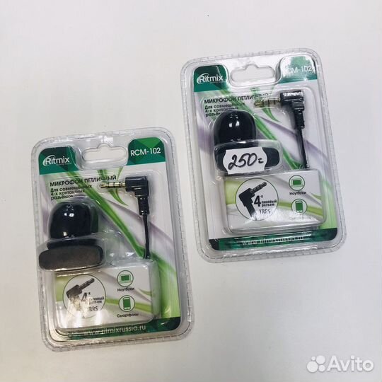Микрофон RCM-102 ritmix петличный, разьем 4-pin
