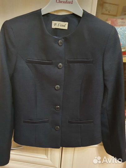 Пиджак для девочки 140