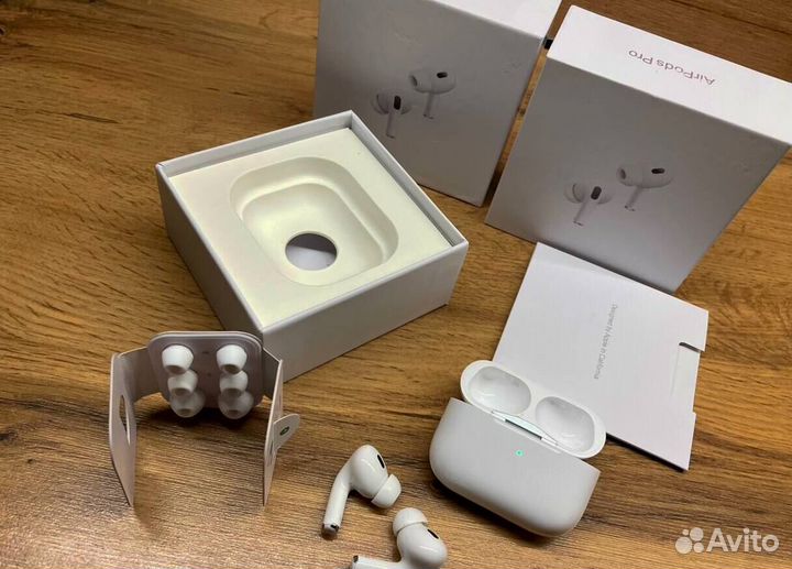 Apple AirPods про 2 чип Airoha Top+ чехол