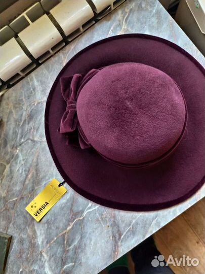 Шляпа фетровая, свалена из норки