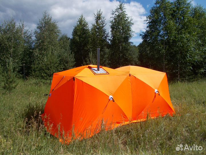 Палатка Куб 2,20 1-сл Дупле Походная баня Уралзонт