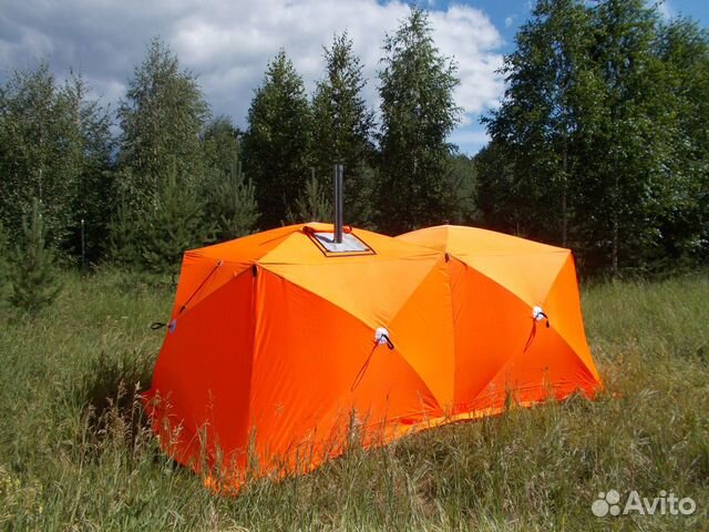 Палатка Куб 2,20 1-сл Дупле Походная баня Уралзонт