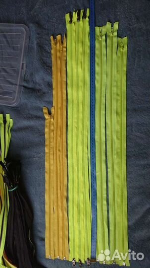 Молнии 40-120см, корсажная лента