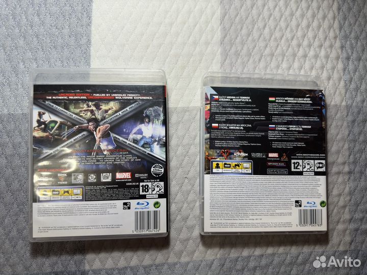 Spider Man 3 & X-Men Origins: Wolverine PS3
