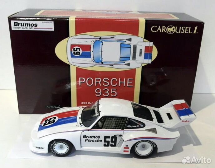 Porsche 935 Brumos 1979 imsa GT 1/18 Carousel