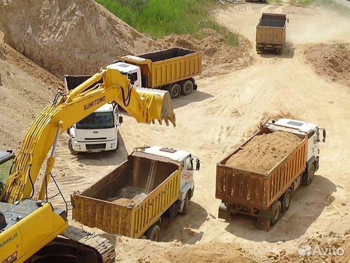 Песок карьерный