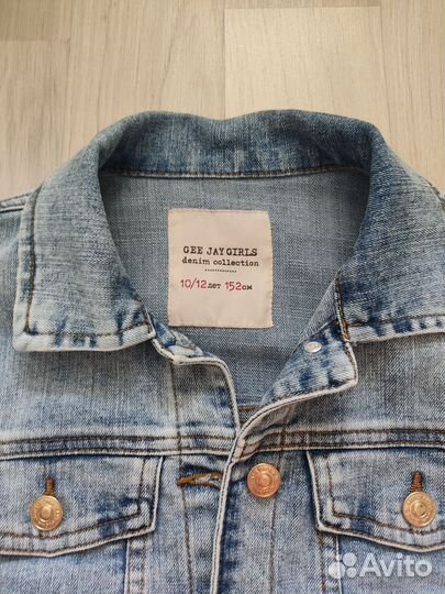 Джинсовая куртка для девочки