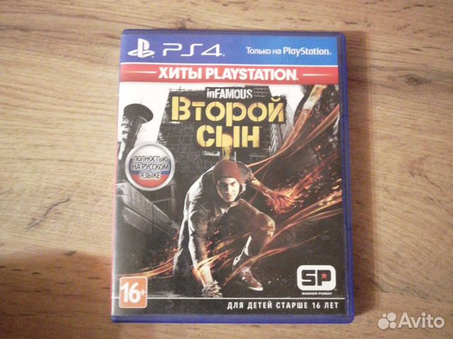 Игра Infamous второй сын для ps 4