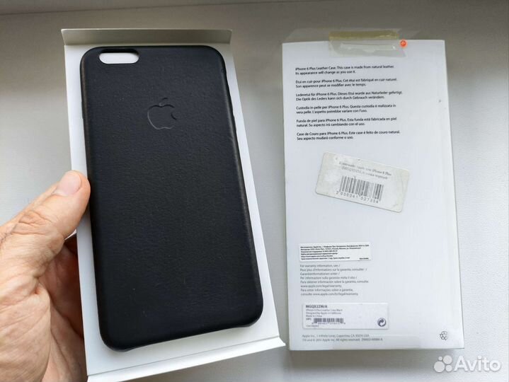 Чехол кожаный iPhone 6 plus/6s plus (оригинал)