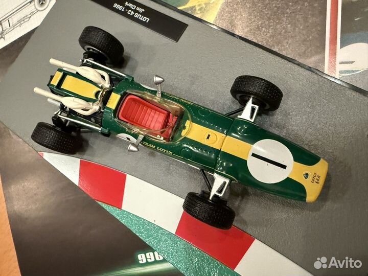 Модель болида Формулы 1 Lotus43 - Clark-1966