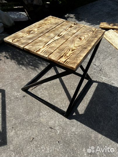 Табуретка в стиле лофт