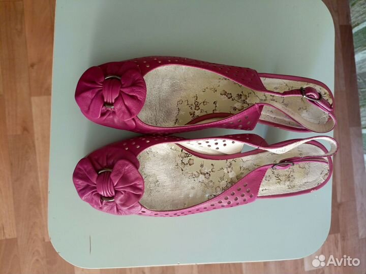 Туфли босоножки женские летние 37 стелька 24.5 см