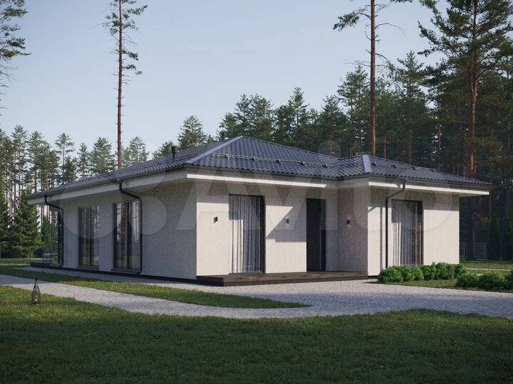 Коттедж 150 м² на участке 10 сот.