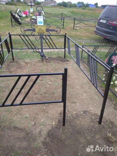 Оградки на кладбище, доставка, установка