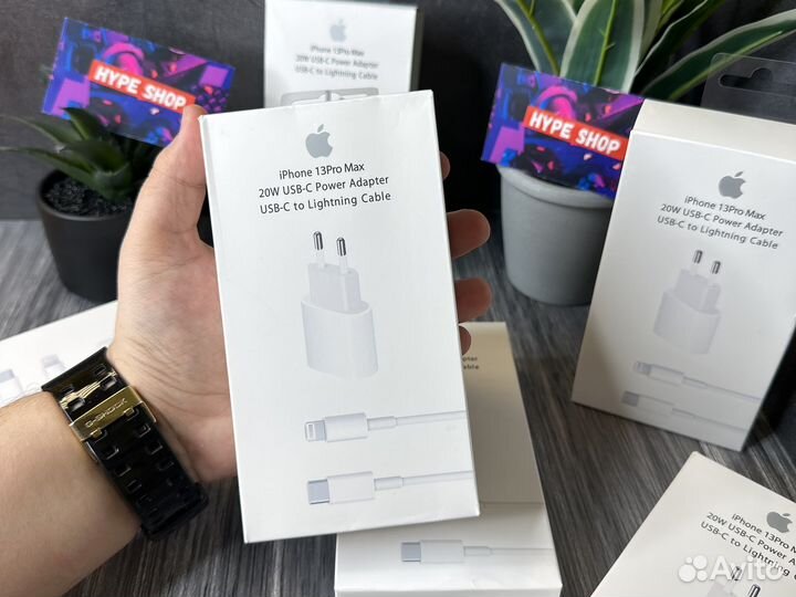 Зарядный блок Apple 20w + Lighthing Cable