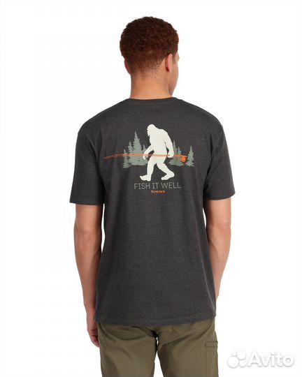 Футболка Simms Sasquatch T-Shirt: M, XL рыбалка