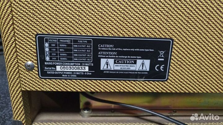 Комбоусилитель GET amp v25fg