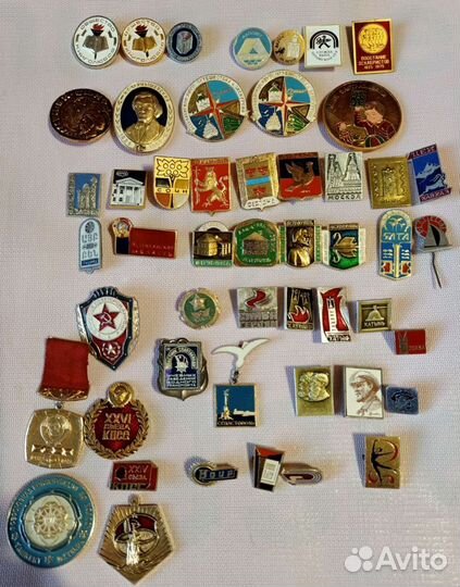 Значки ссср, одним лотом и в розницу