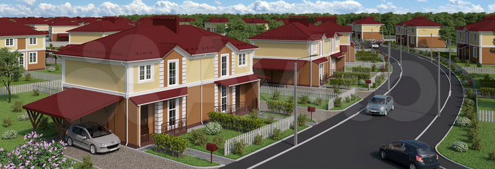 Таунхаус 97,5 м² на участке 4,6 сот.