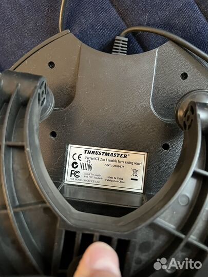 Игровой руль с педалями Thrustmaster Ferrari GT