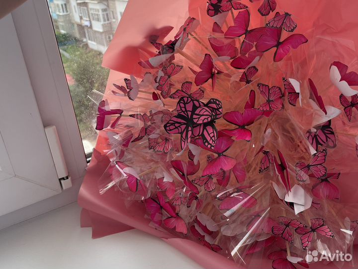 Букет светящийся из бабочек