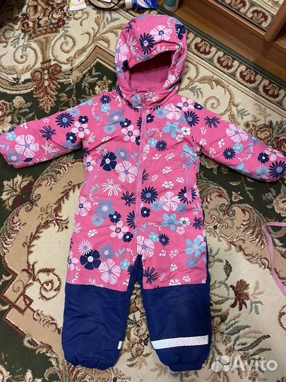 Зимний комбинезон для девочки 98