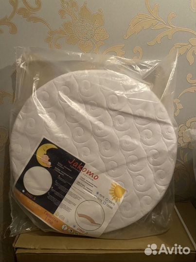 Матрас детский круглый новый