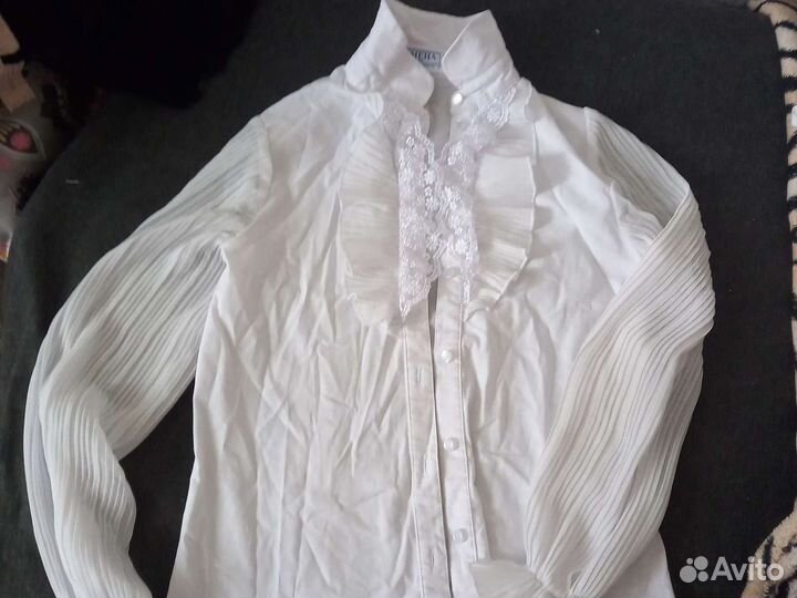 Блузка школьная для девочки 146